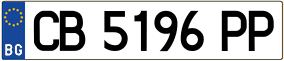 Truck License Plate
